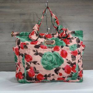 Marc by Marc Jacobs Jerrie Rose Nylon Tote Handbag Purse Shoulder Bag